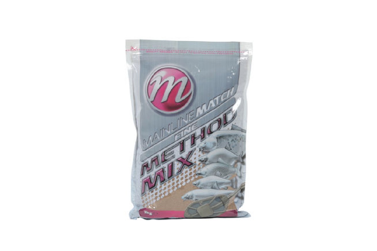 Mainline Match Groundbait 1kg Fine Method Mix Mainline Match Groundbait 1kg Fine Method Mix