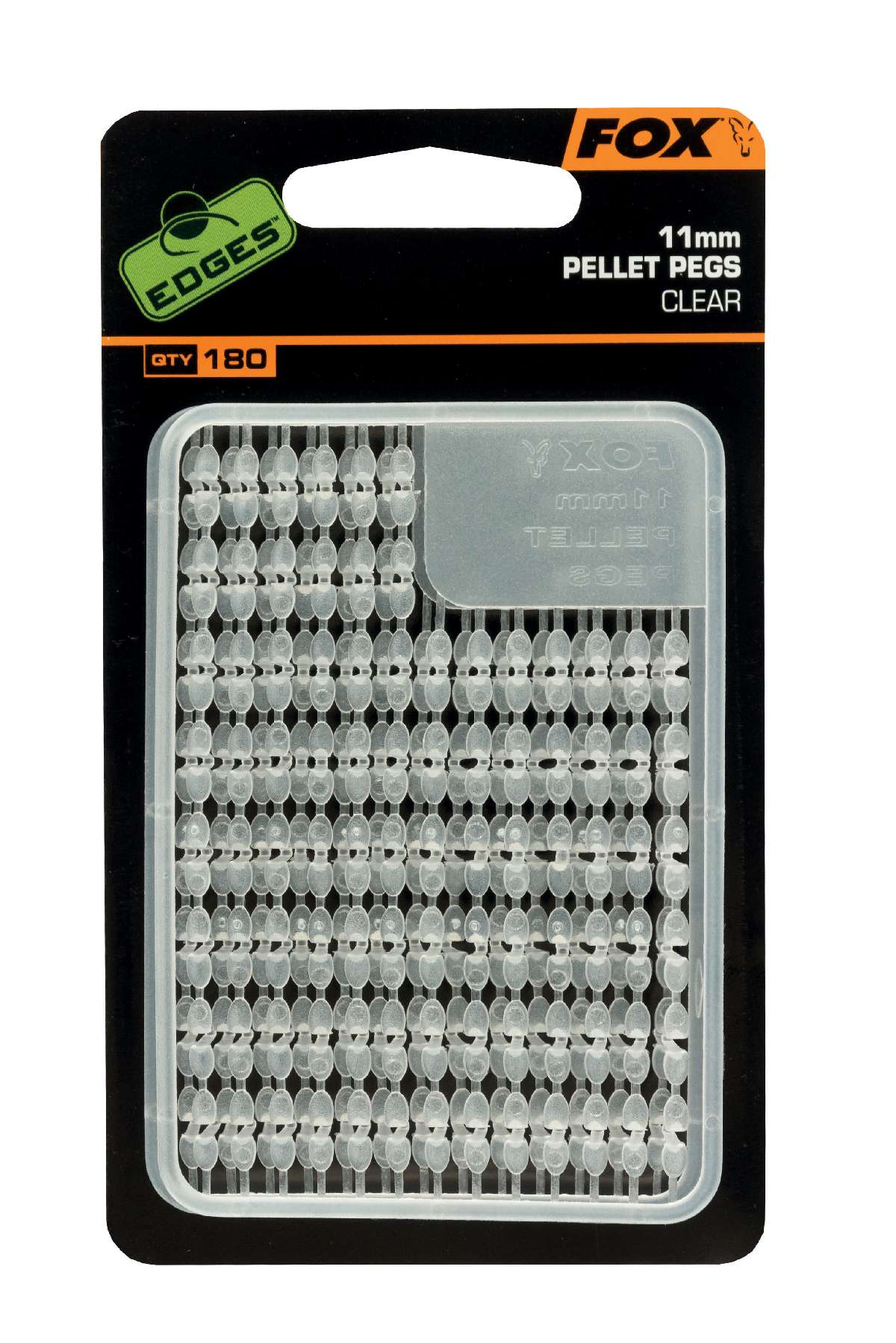 Fox Edges Pellet Pegs Clear 11 mm