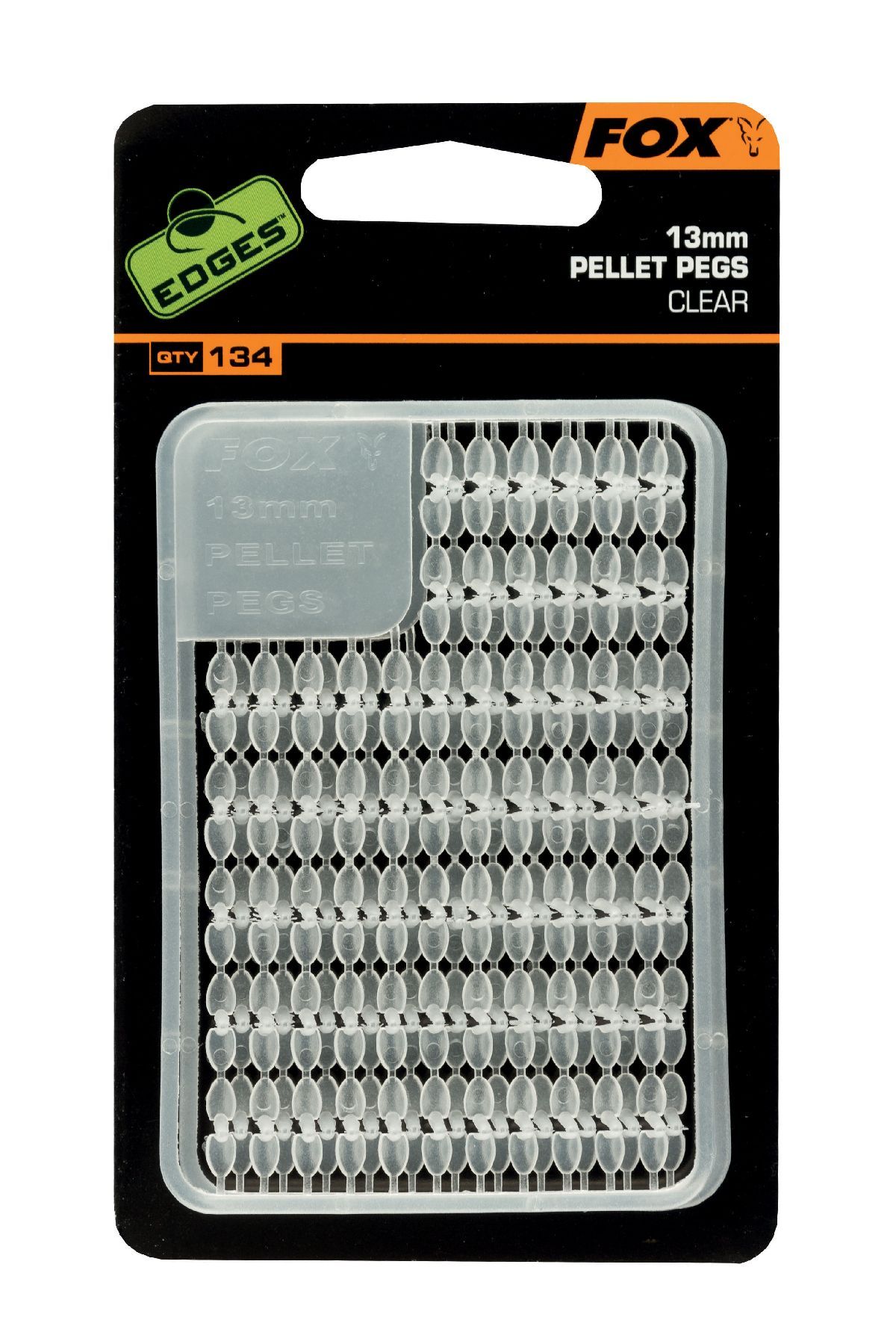 Fox Edges Pellet Pegs Clear 13 mm