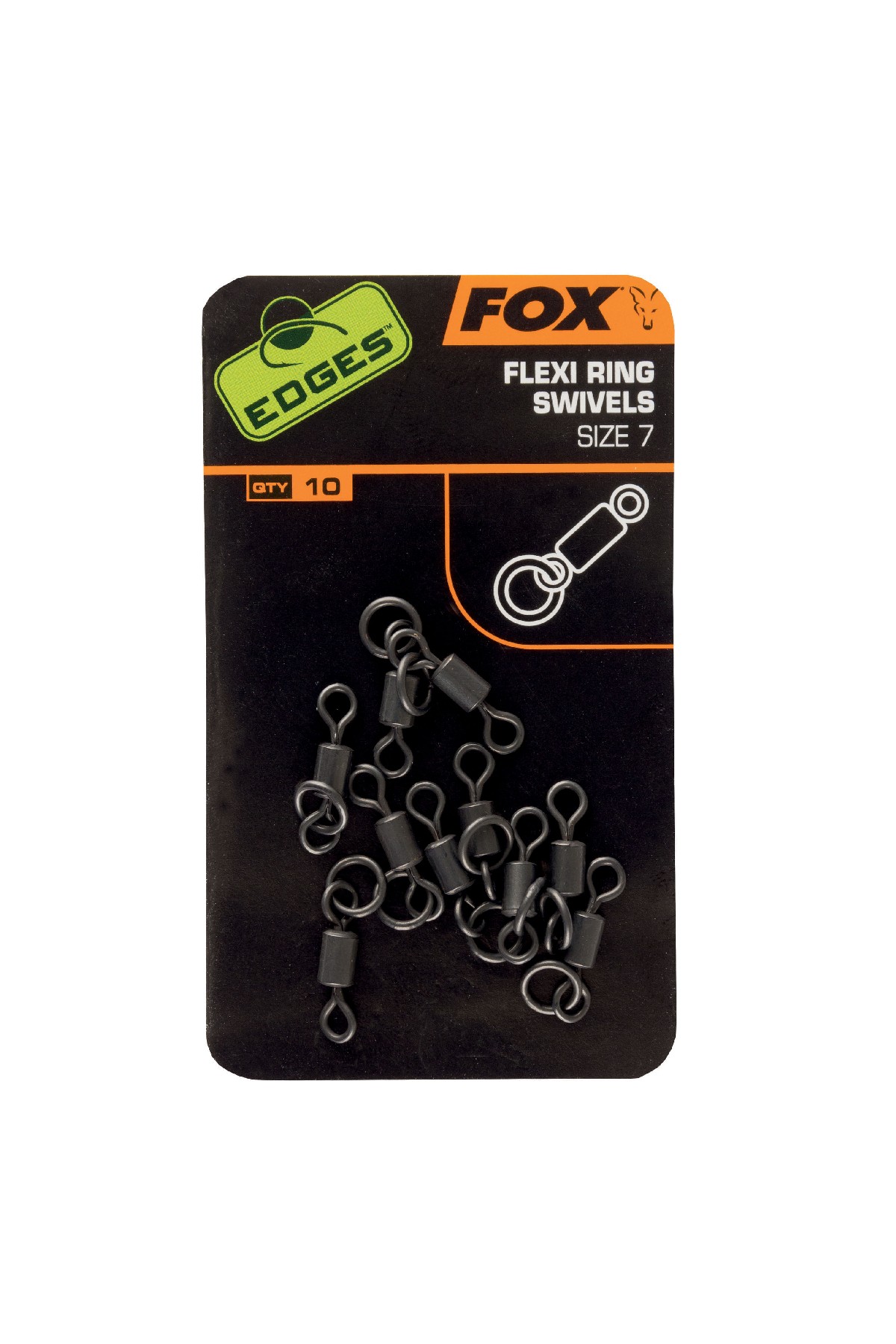 Fox Edges Flexi Ring Swivel Maat 7 Fox Edges Flexi Ring Swivel Maat 7
