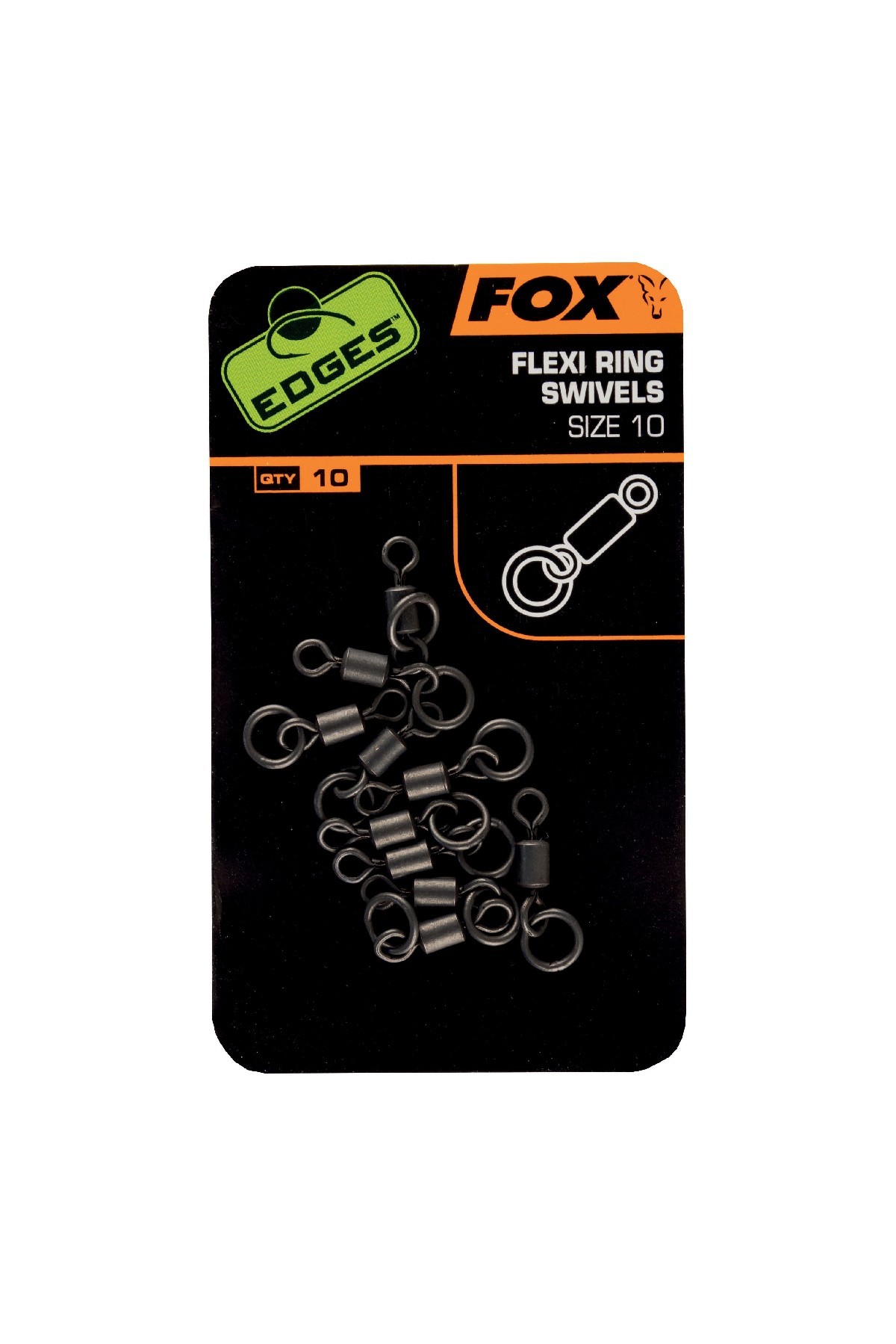 Fox Edges Flexi Ring Swivel Maat 10