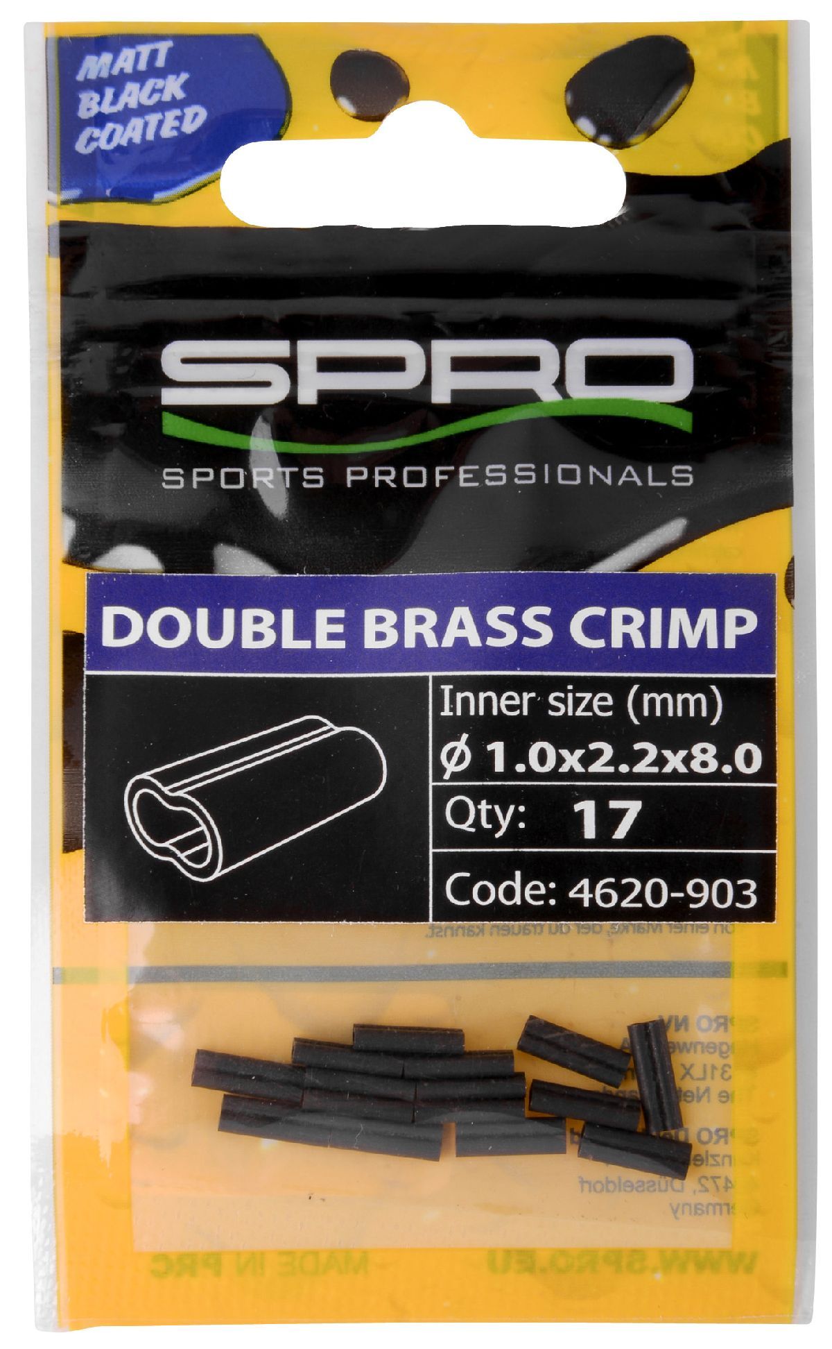 Spro Mb W-Brass Crimp 17St. 1.5 mm Spro Mb W-Brass Crimp 17St. 1.5 mm