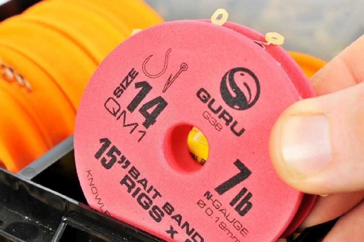 Guru Bait Bands Qm1 Ready Rig (0.22/size 12) Guru Bait Bands Qm1 Ready Rig (0.22/size 12)