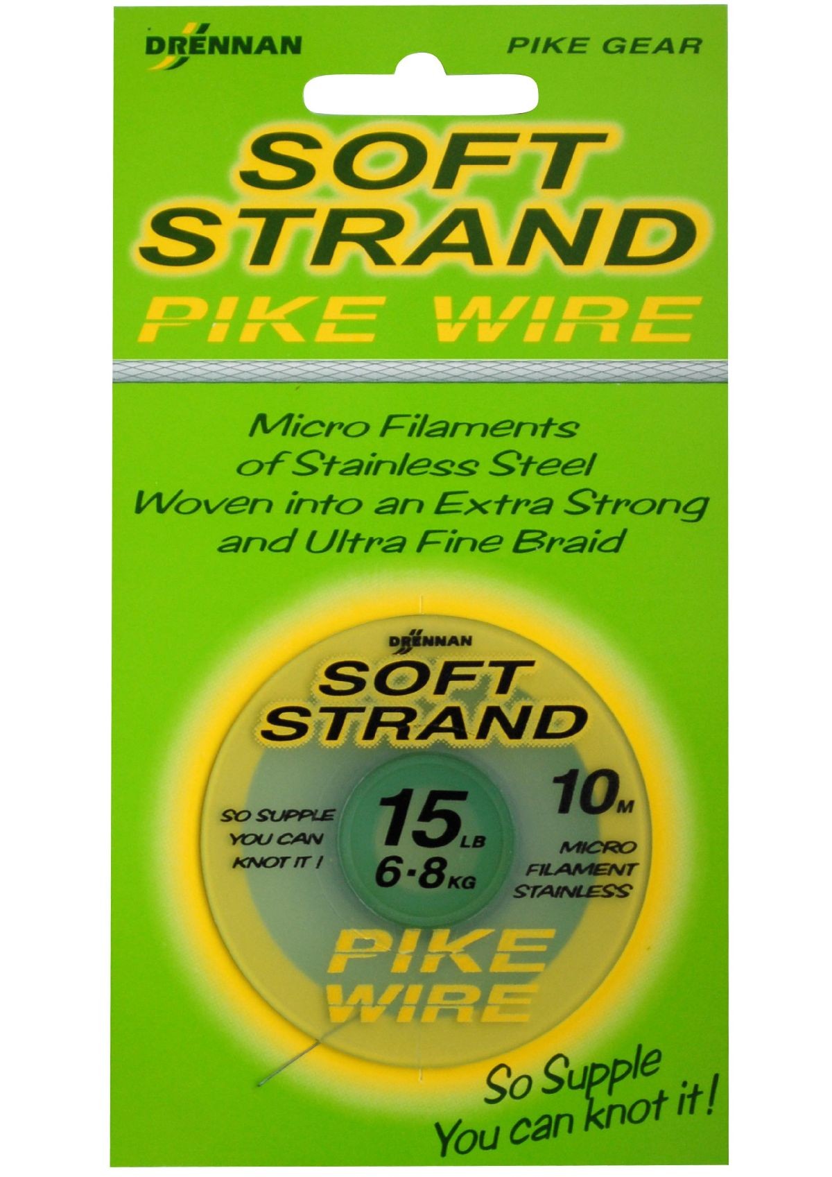 Drennan Soft Strand Wire 10m 20lb 0,30mm 9,1kg