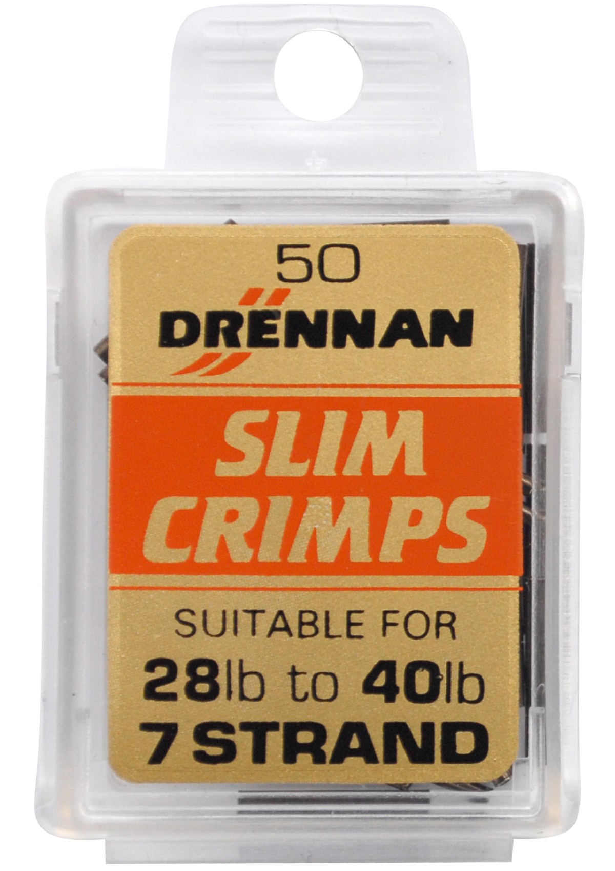 Drennan Slim Crimps sleeves 50st 15-28lb 0.75 mm