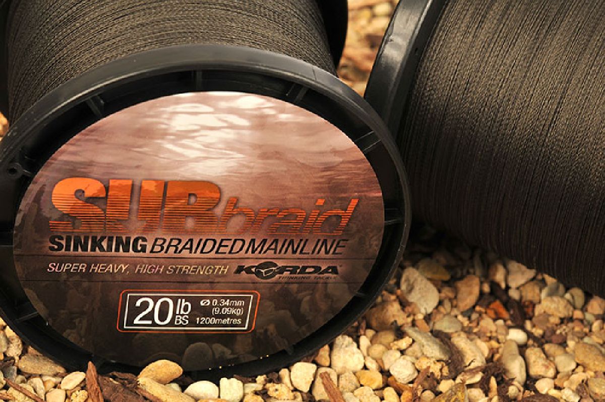 Korda Sub Braid 1200M 20lb - 9,09Kg 0.35mm