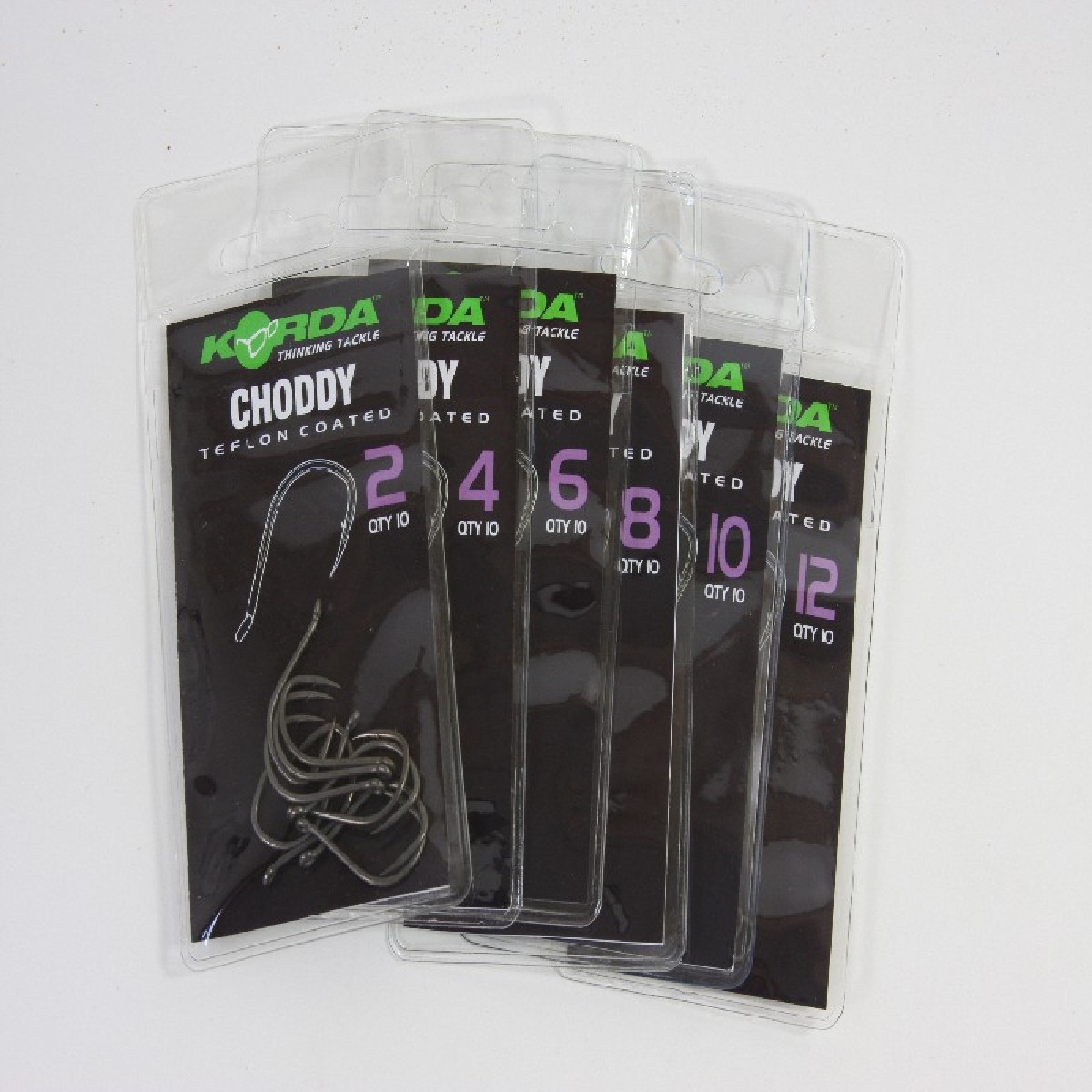 Korda Choddy hook Size 8, 10 st Korda Choddy hook Size 8, 10 st