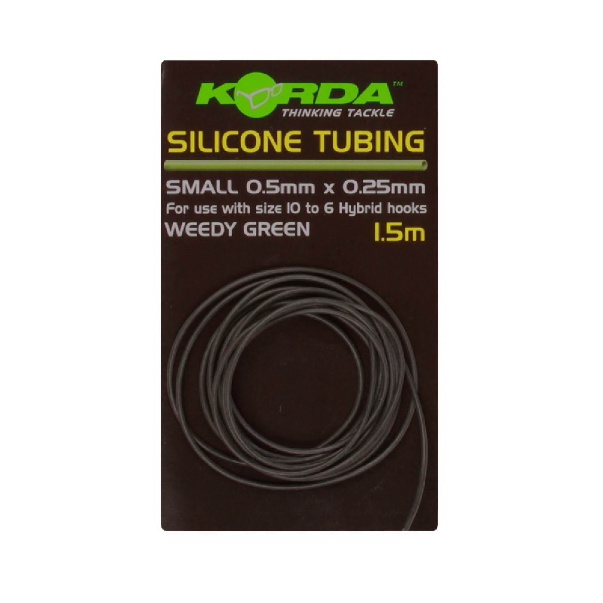 Korda Silicone Tube Green 1.5 meter 0,75 mm