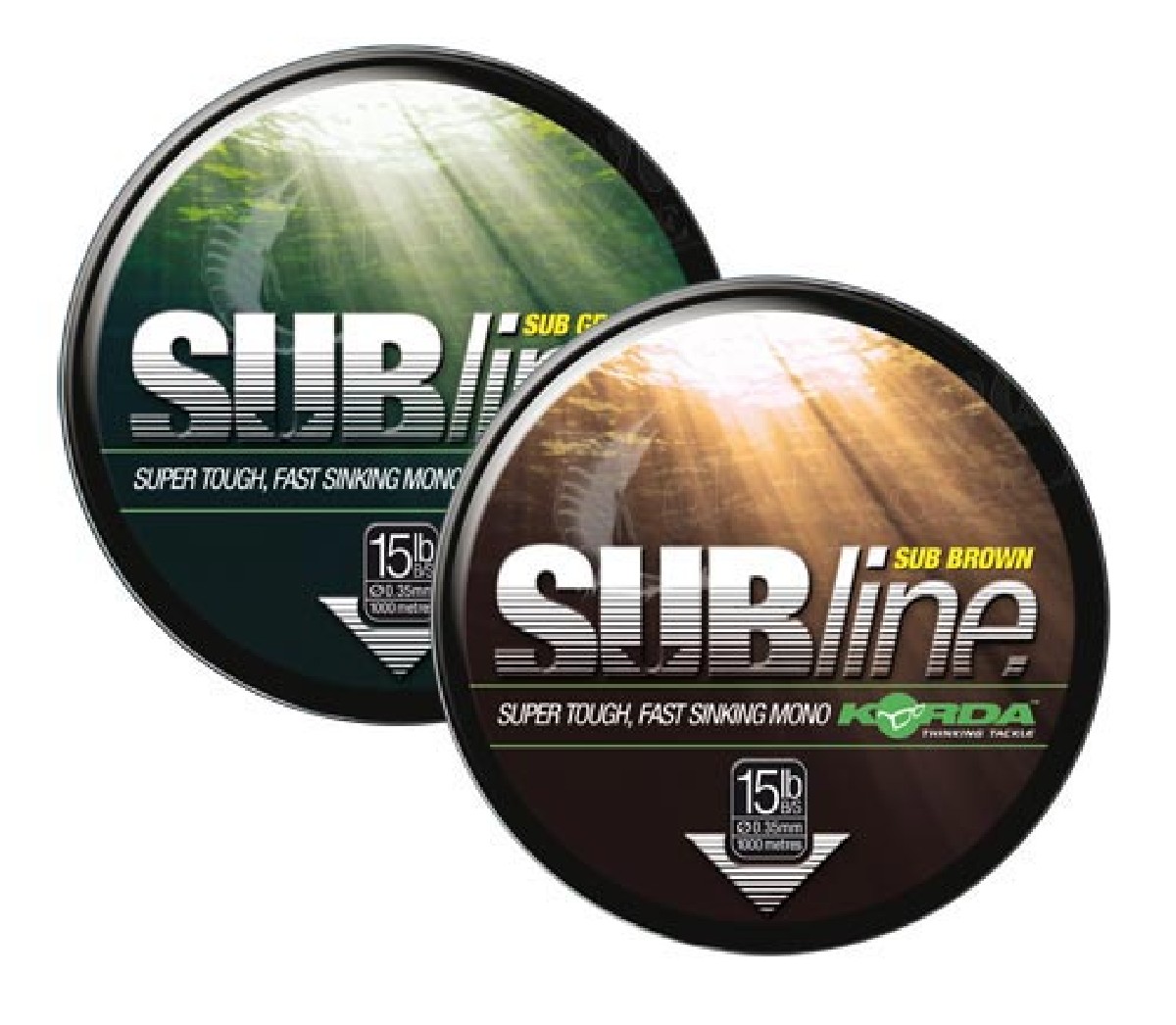 Korda SUBline Brown 1000m 0.30 mm  10 lbs