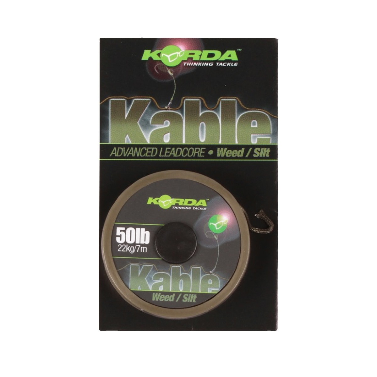 Korda Kable Leadcore 7m Weed Korda Kable Leadcore 7m Weed