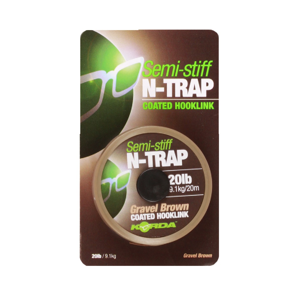 Korda N-TRAP Semi-Stiff Green 20m 30 lb Korda N-TRAP Semi-Stiff Green 20m 30 lb