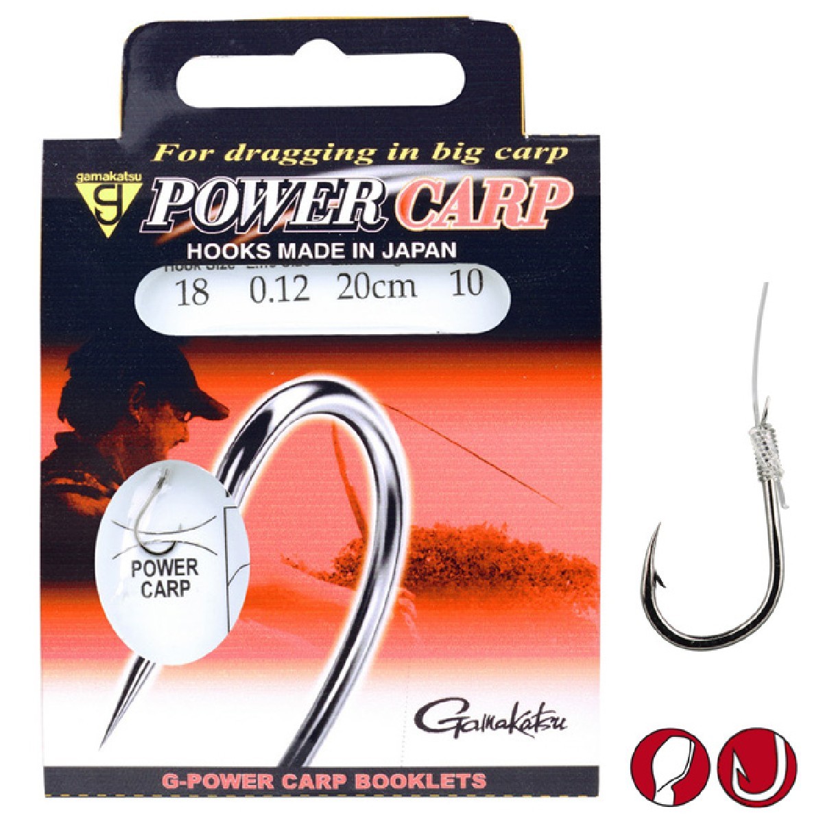 Gamakatsu Bks-Power Carp 20Cm 16-0,14 mm