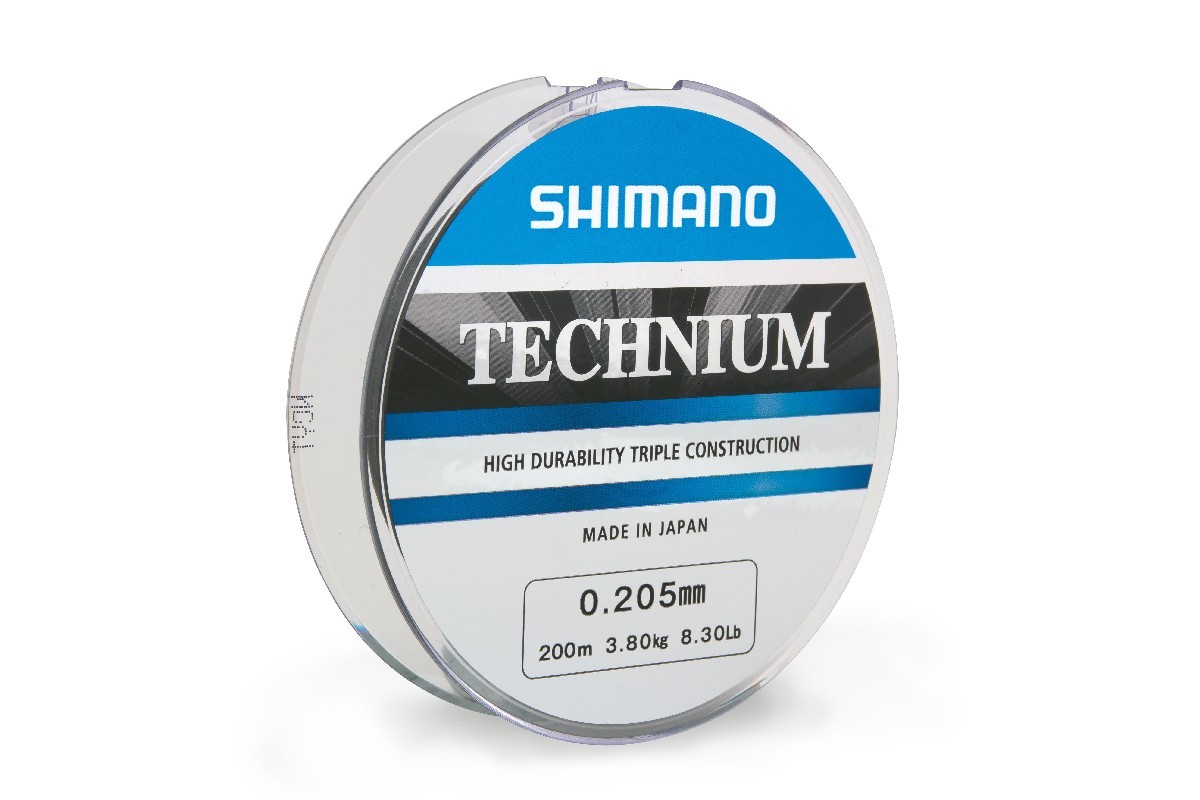 Shimano Technium lijn 200mt 0,205 mm Shimano Technium lijn 200mt 0,205 mm