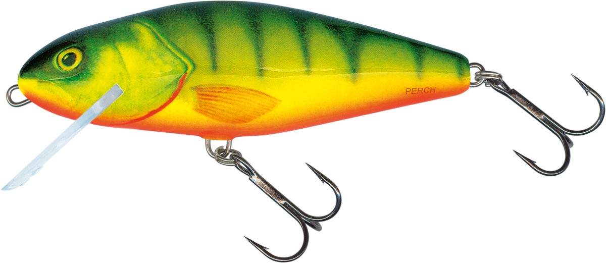 Salmo Perch Deep Floating 8cm Hot Perch