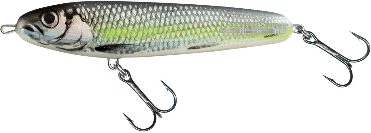 Salmo Sweeper Sinking 10cm Silver Chartreuse Shad