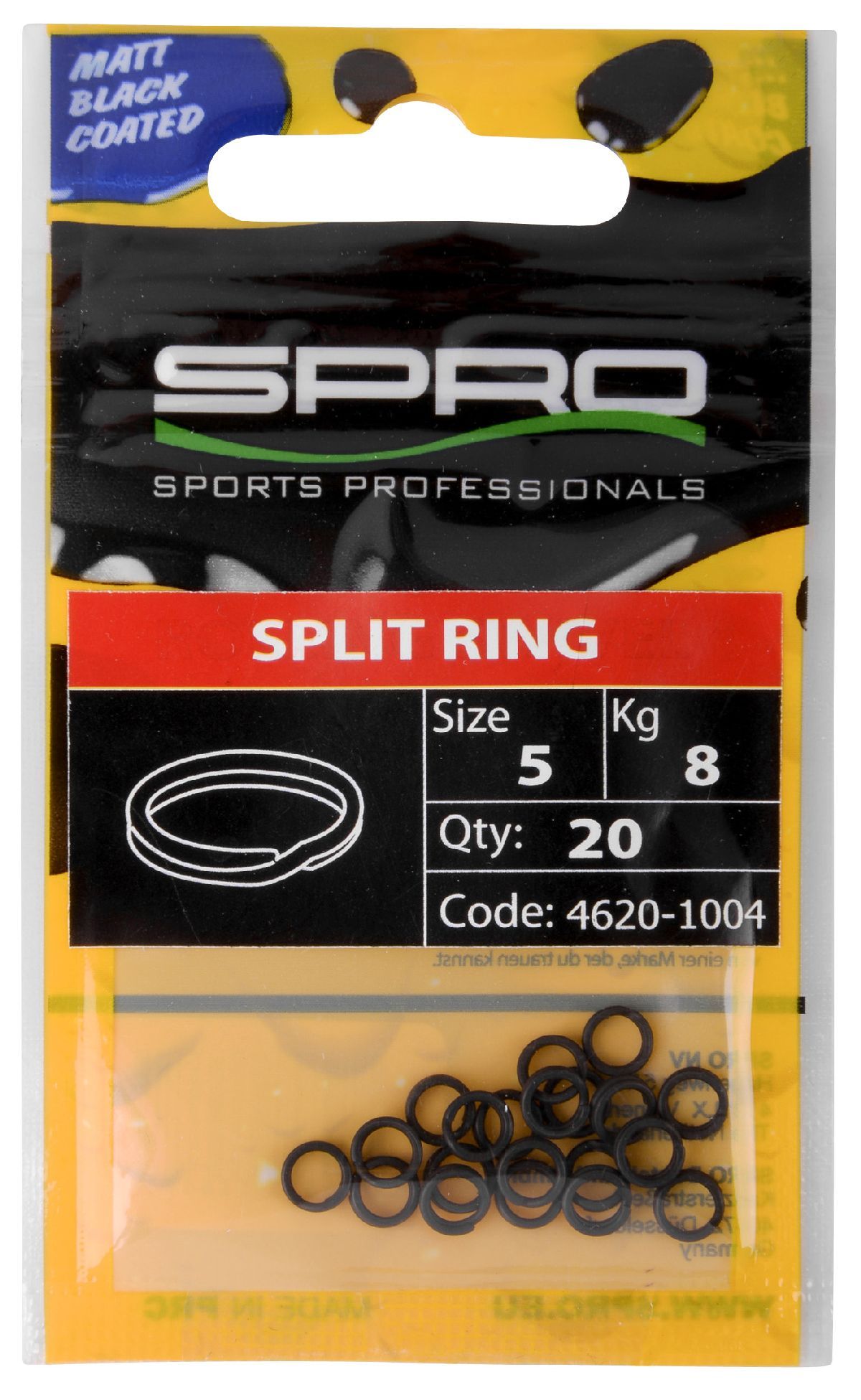 Spro Mb Split Ring 5 - 20St. Spro Mb Split Ring 5 - 20St.