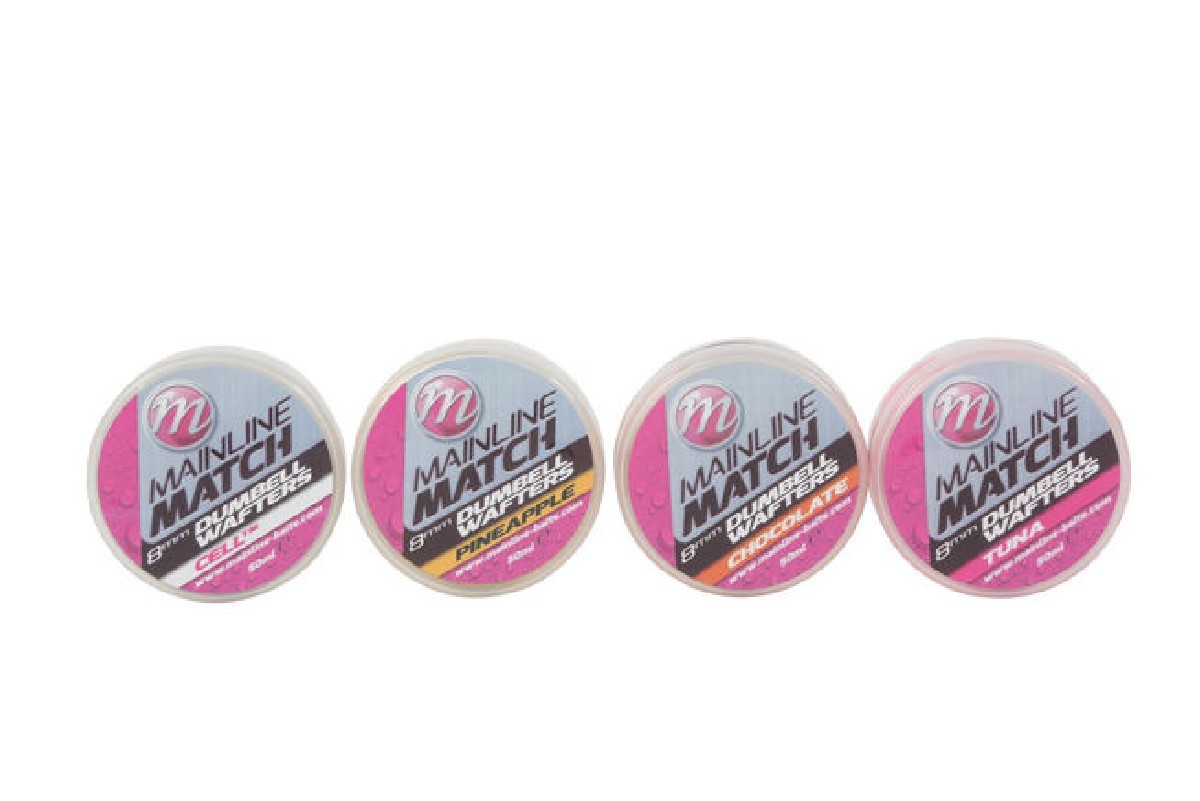 Mainline Match Dumbell Wafters 8mm Pink Tuna