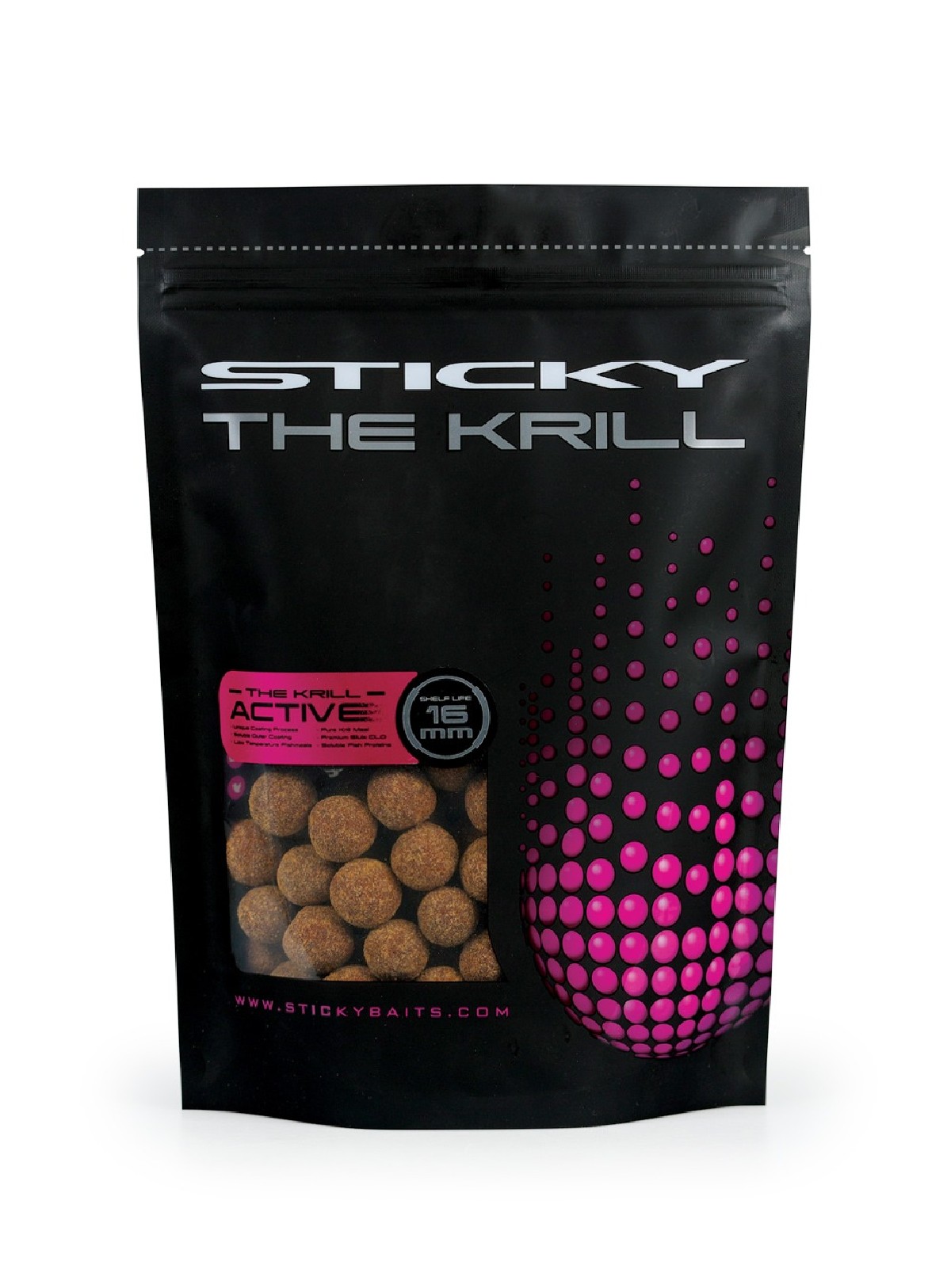Sticky Baits The Krill Active Shelf Life Boilies 12mm 1Kg