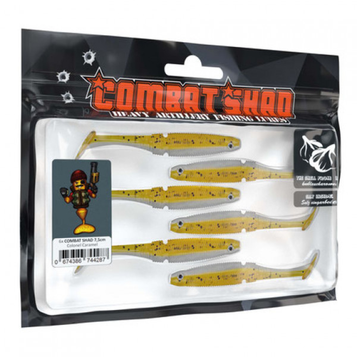 Combat Shad 7.5Cm Colonel Caramel Combat Shad 7.5Cm Colonel Caramel