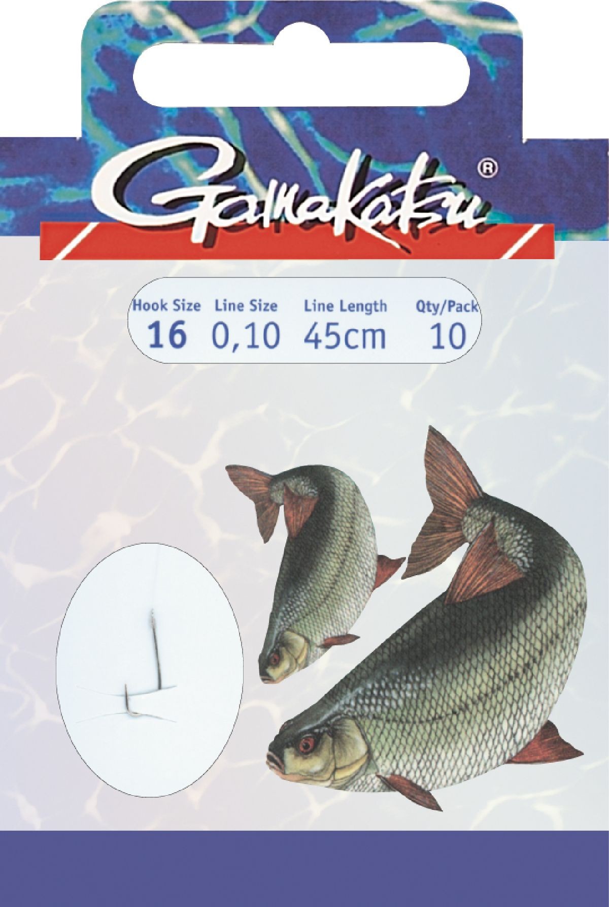 Gamakatsu Hook Bkd-1050N Roach 70 Cm 12-014 mm, 10 st