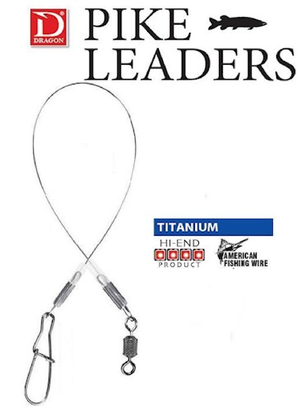 Dragon Titanium classic leader 14kg 1 pcs. 20 cm