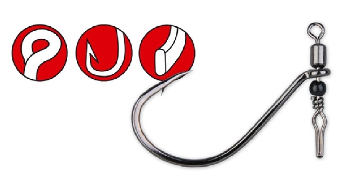 Gamakatsu Hook Swivel Shot Nsb Size 1/0