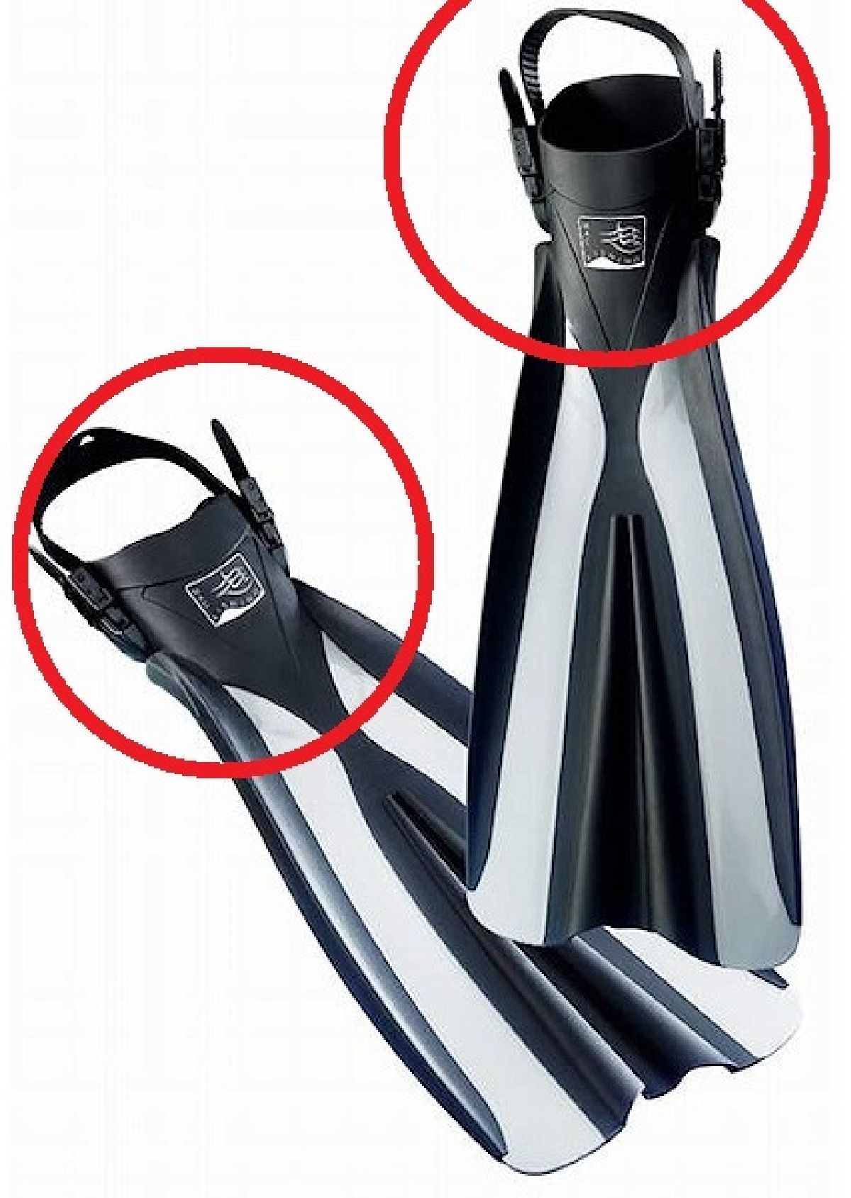 Mac Fishing Fin-Strap Incl. Clips 1st.