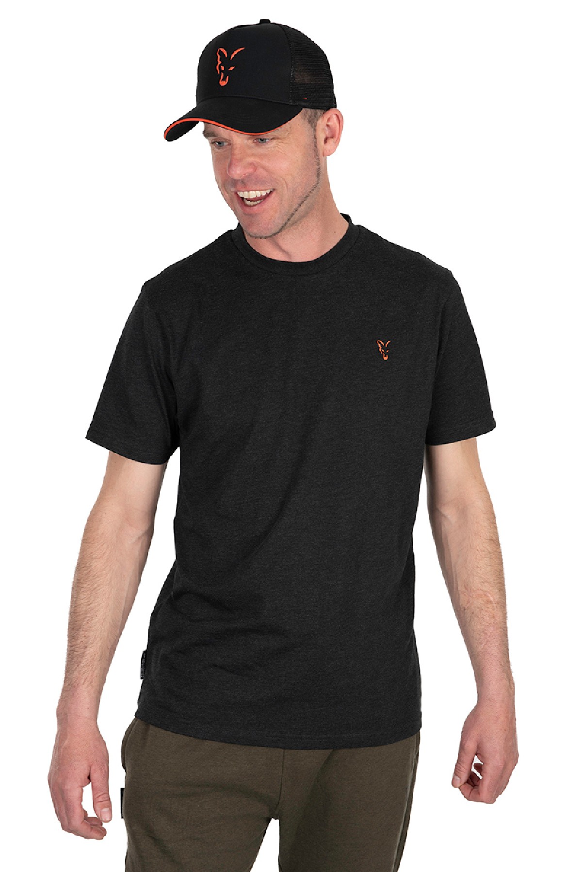 Fox Collection T-Shirt Black & Orange XX-Large