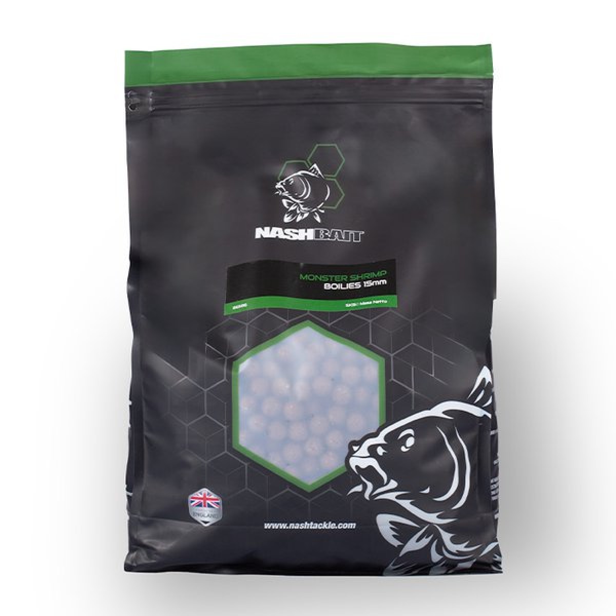 Nash Monster Shrimp Boilies 15mm 5kg
