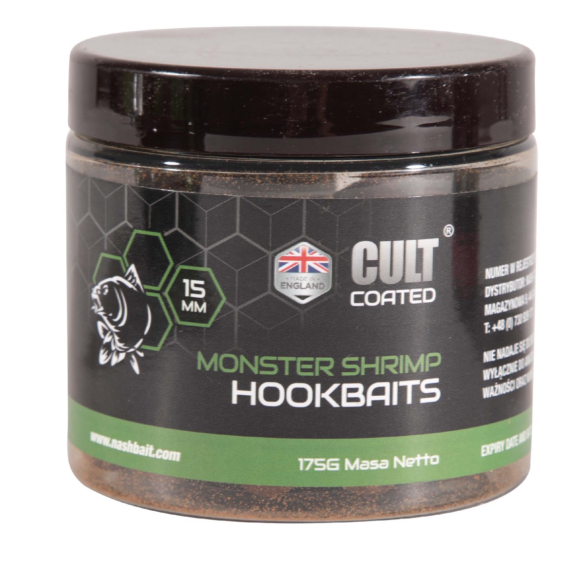 Nash Monster Shrimp Cult Coated Hookbaits 15mm