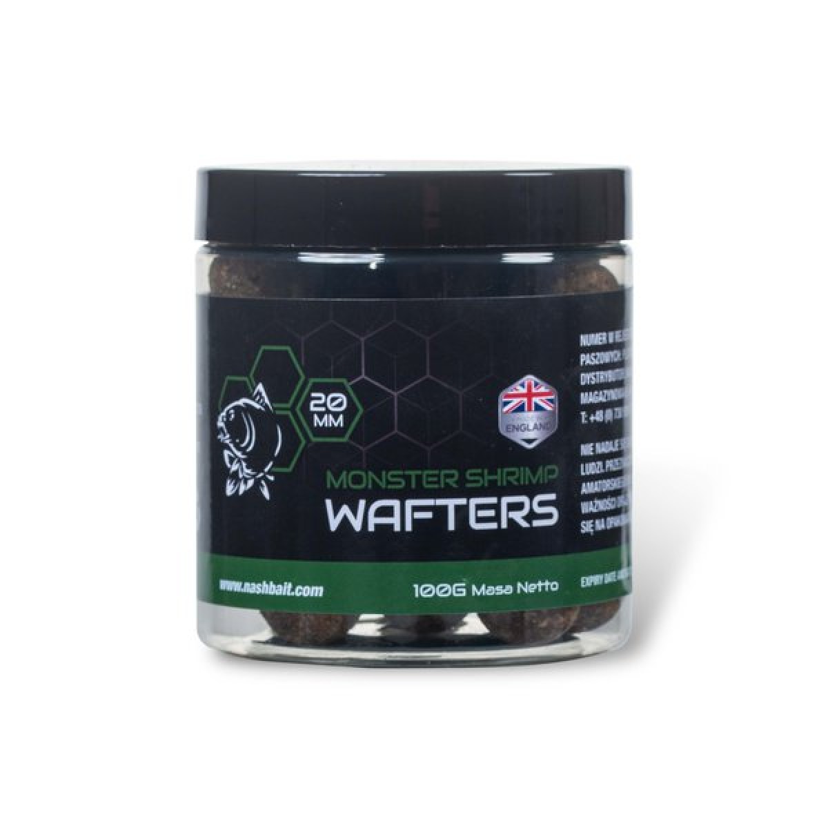 Nash Monster Shrimp Wafters 20mm 100gr