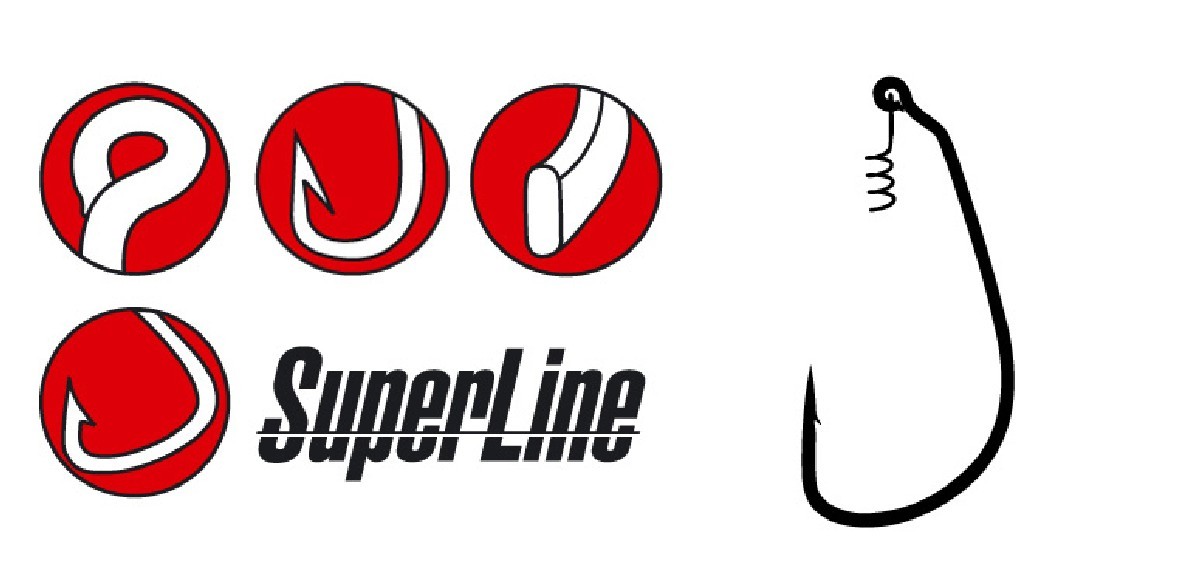 Gamakatsu Super Line Spring Lock Haak Size 5/0 Gamakatsu Super Line Spring Lock Haak Size 5/0