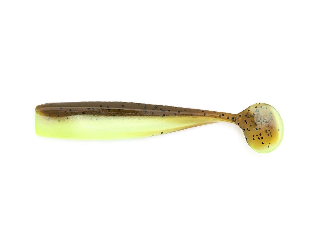 Lunker City Shaker 4.5inch / 11,25Cm 8st. Brown Pepper / Chart. Silk Belly