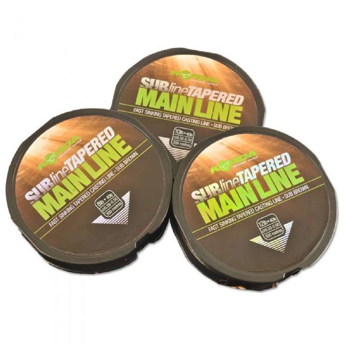 Korda Subline Tapered Mainline Brown 300m 0.30 mm  0.50 mm