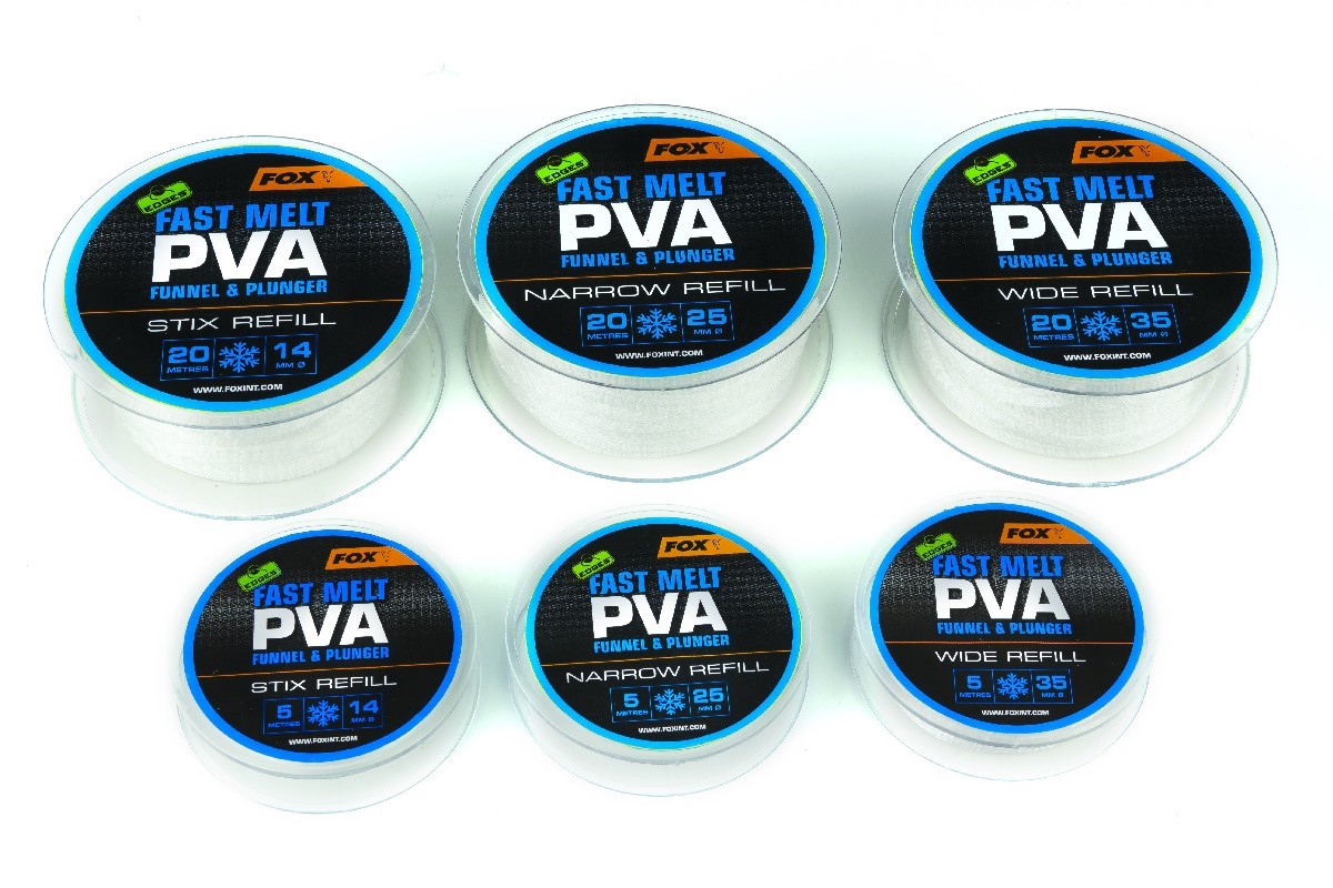 Fox Edges PVA Fast Melt 20m Refill 25 mm Narrow Fox Edges PVA Fast Melt 20m Refill 25 mm Narrow