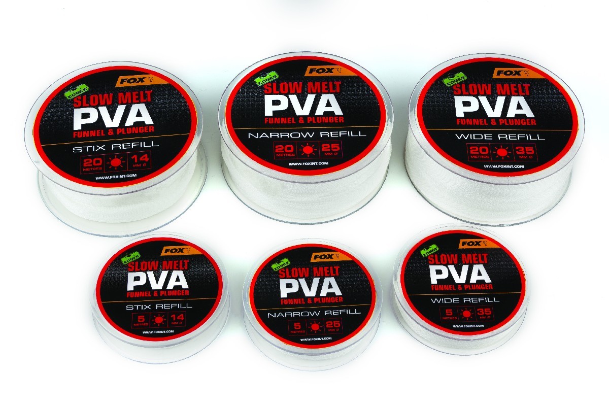 Fox Edges PVA Slow Melt 5m Refill 14 mm Stix Fox Edges PVA Slow Melt 5m Refill 14 mm Stix