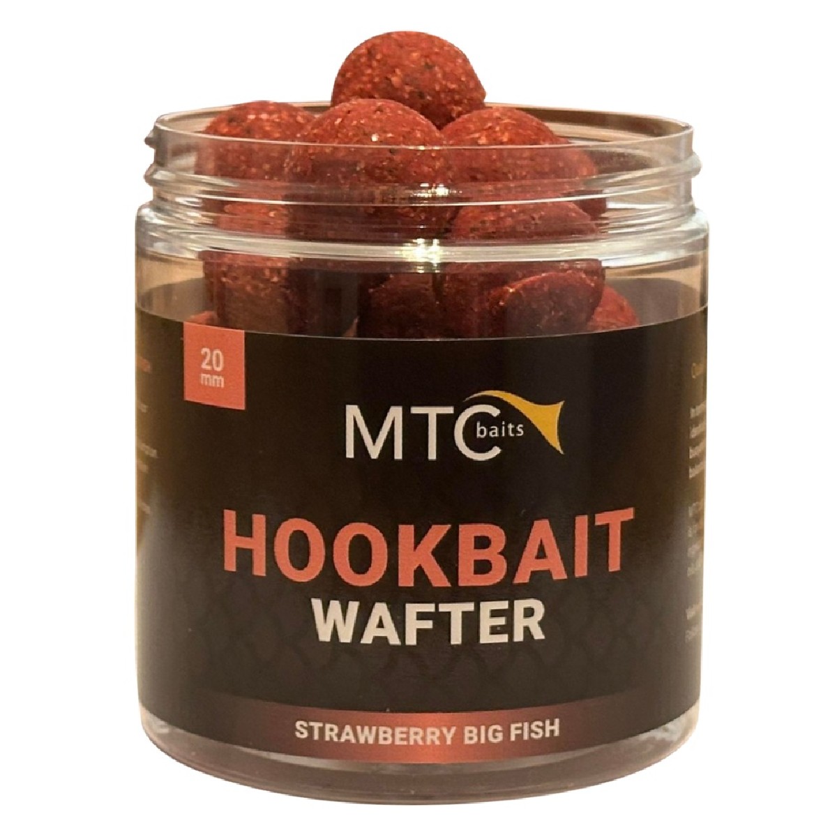 MTC Baits Strawberry Big Fish Hookbait Wafter 20mm MTC Baits Strawberry Big Fish Hookbait Wafter 20mm