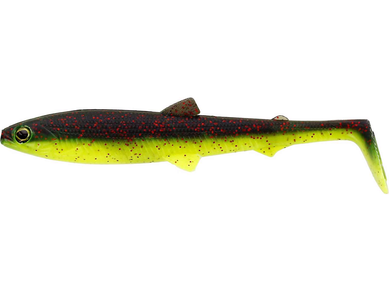 Westin BullTeez Shadtail 9,5cm 1St. Black/Chartreuse