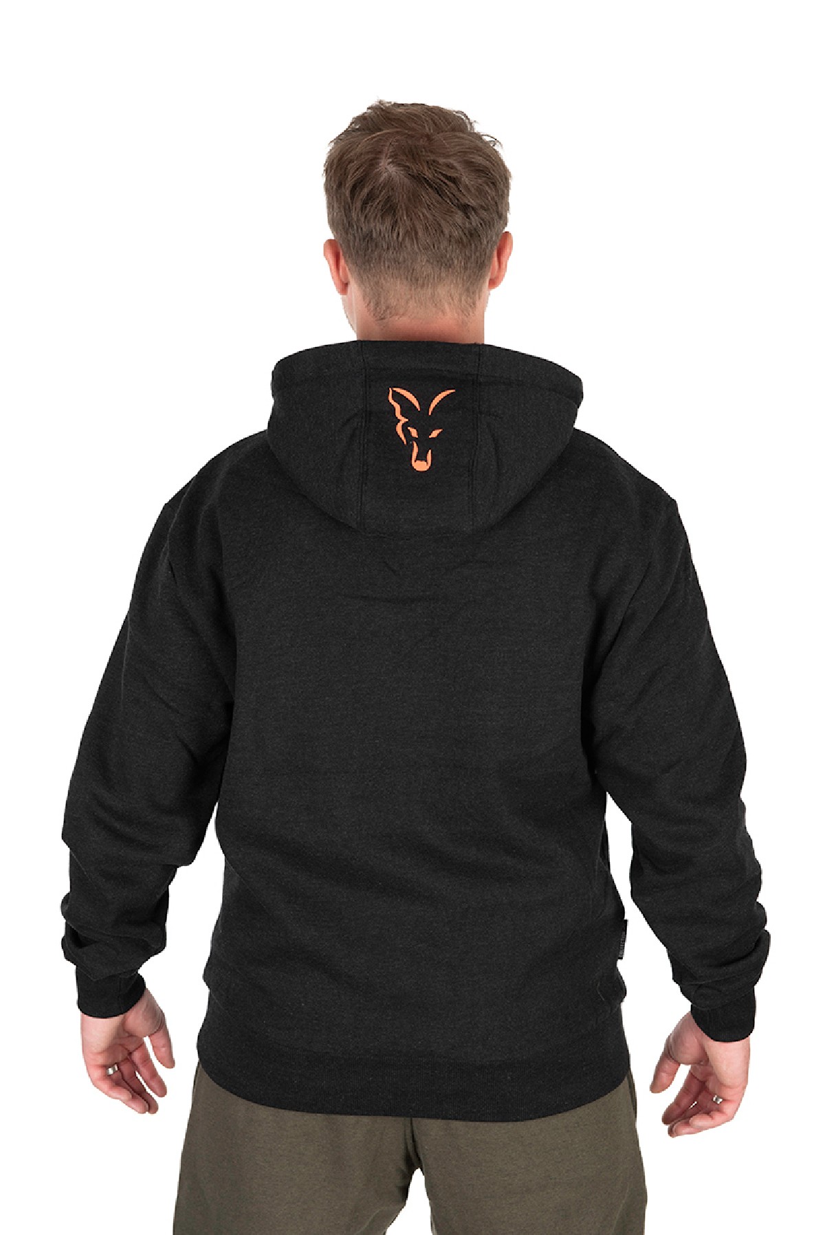 Fox Collection Hoody Black & Orange Medium
