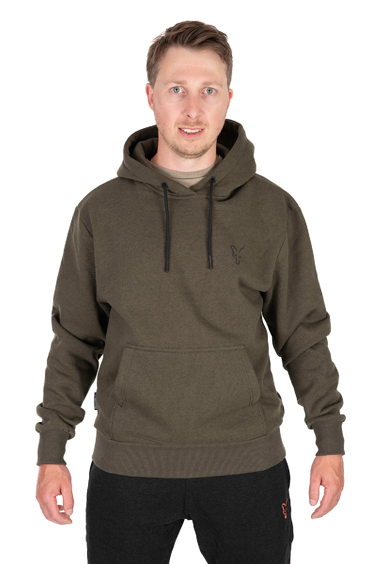 Fox Collection Hoody Green & Black Large