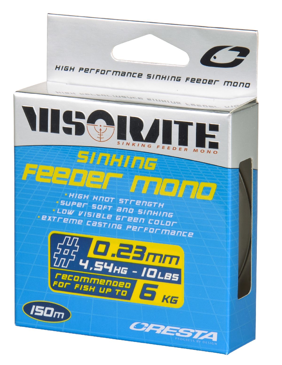 Cresta Visorate Sinking Feeder Mono 150m 0,18 mm  2,72kg