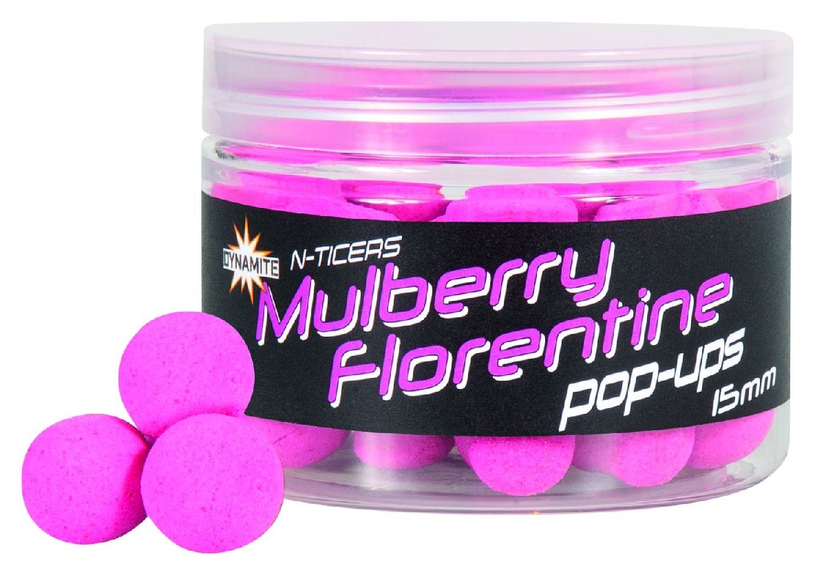 Dynamite Baits N-Ticers Mulberry Florentine Pop-ups 15mm