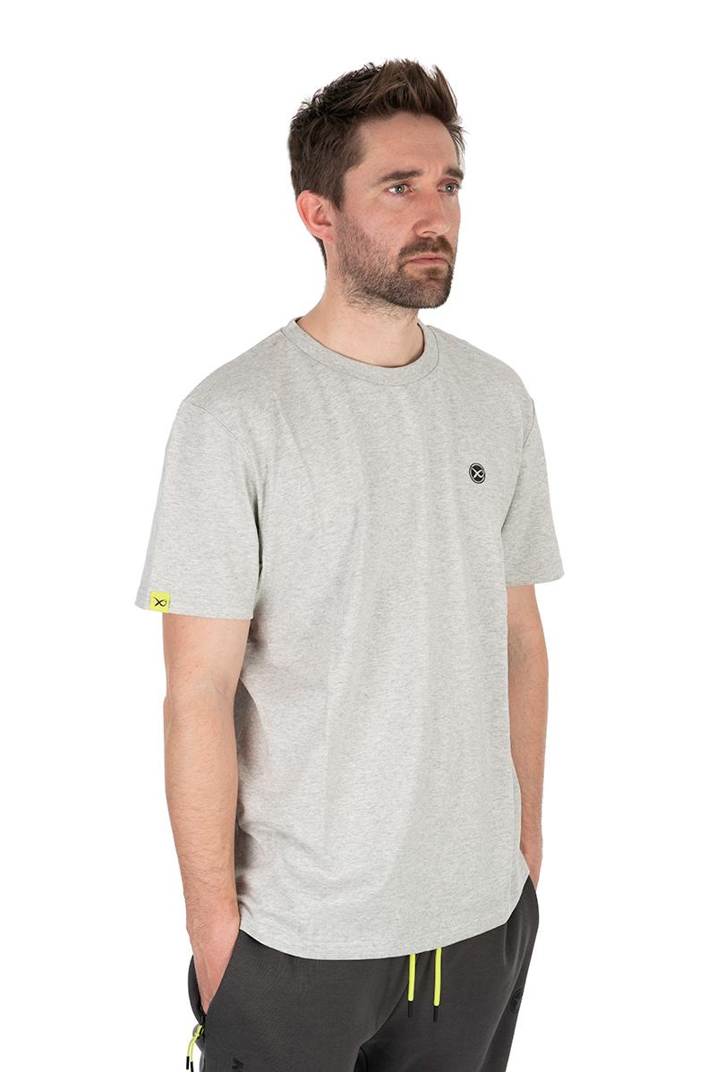 Matrix Large Logo T-Shirt Marl Grey Small