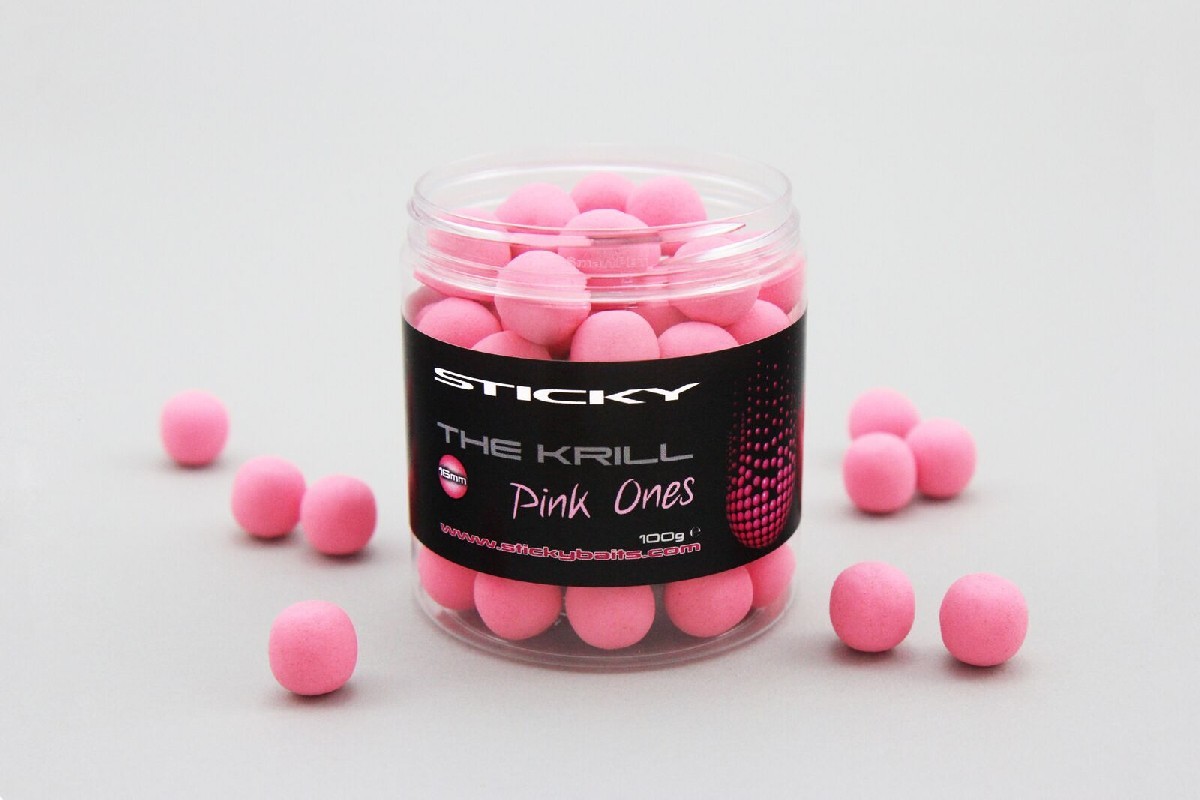 Sticky Baits The Krill Range Pink Ones 16mm 100 gr