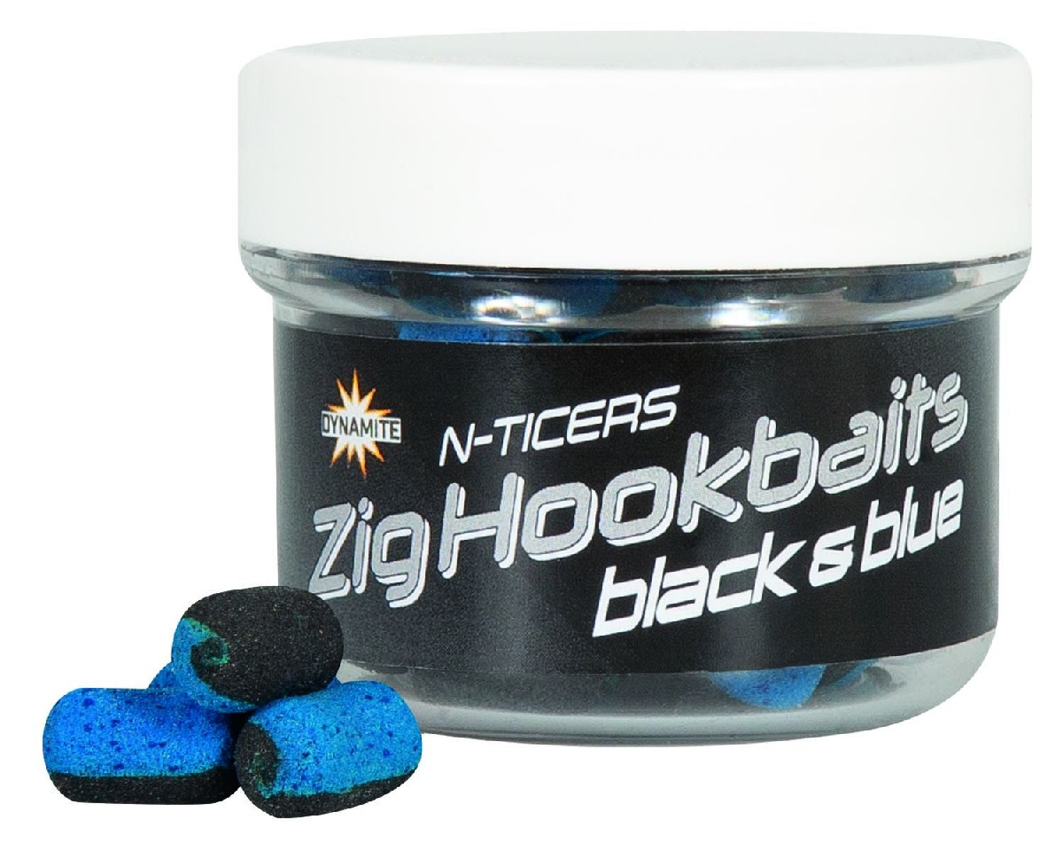 Dynamite Baits N-Ticers Zig Hookbaits Black & Blue