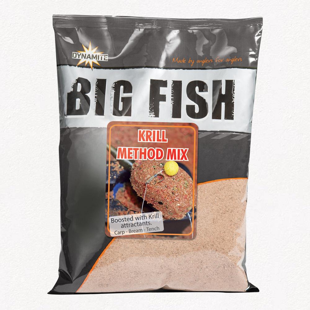 Dynamite Baits Big Fish Groundbait 1.8Kg Krill Method Mix Dynamite Baits Big Fish Groundbait 1.8Kg Krill Method Mix
