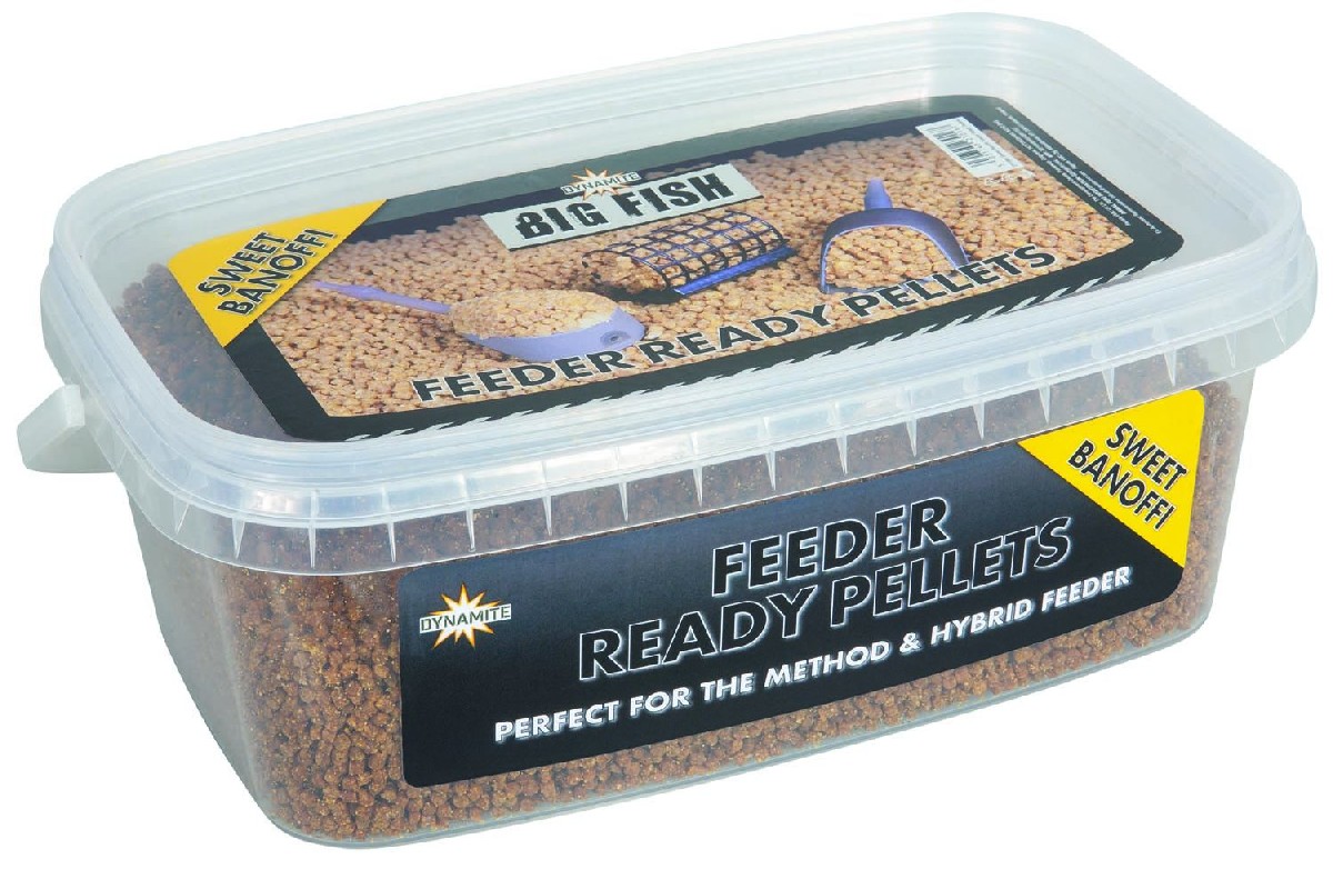 Dynamite Baits Big Fish Ready Feeder Pellets Sweet Banoffi 2mm 1,2kg