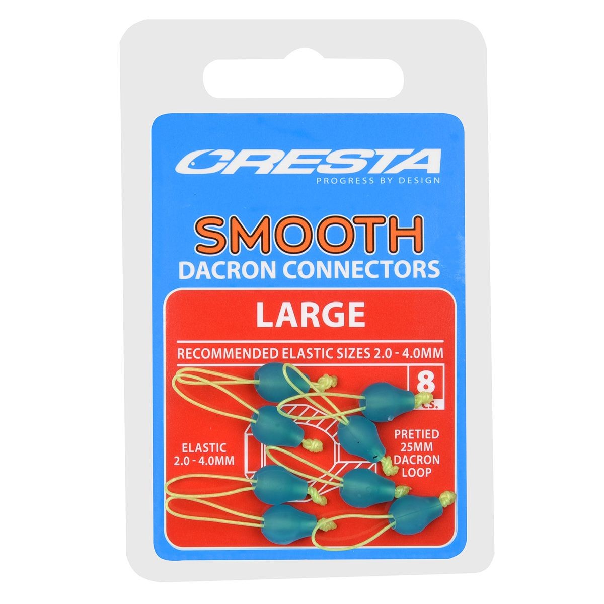 Cresta Smooth Dacron Connectors Large (2,0-4,0mm) Cresta Smooth Dacron Connectors Large (2,0-4,0mm)