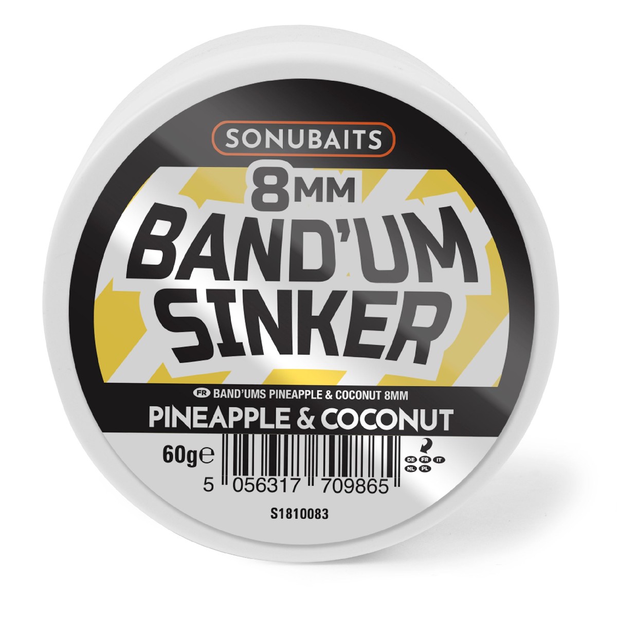 Sonubaits Band'Um Sinker 8mm Pineapple & Coconut Sonubaits Band'Um Sinker 8mm Pineapple & Coconut