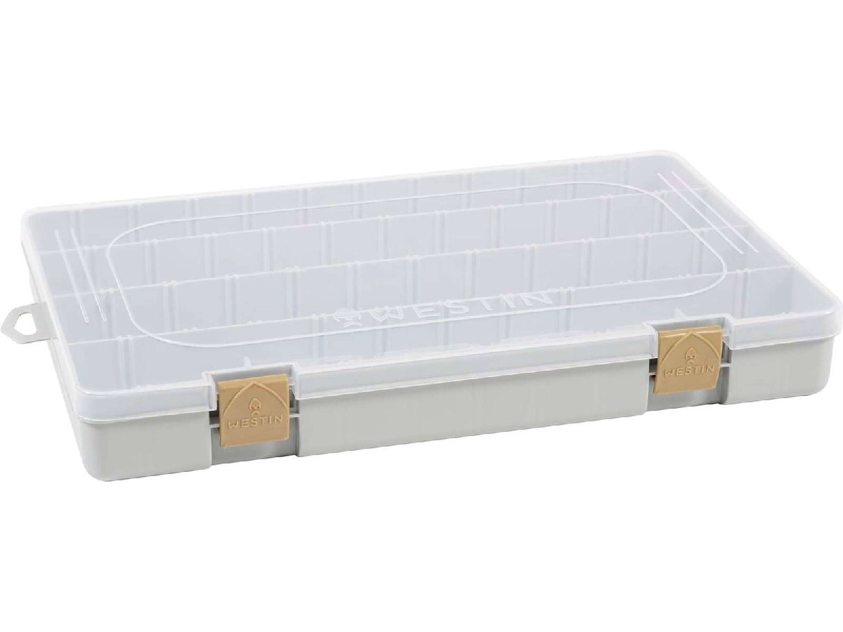 Westin W3 Tackle Box Compartmens Grey & Clear 27,5x18,5x4,5 cm
